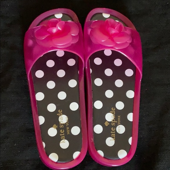 kate spade Shoes Kate Spade Pink Splash Jelly Sandals Poshmark